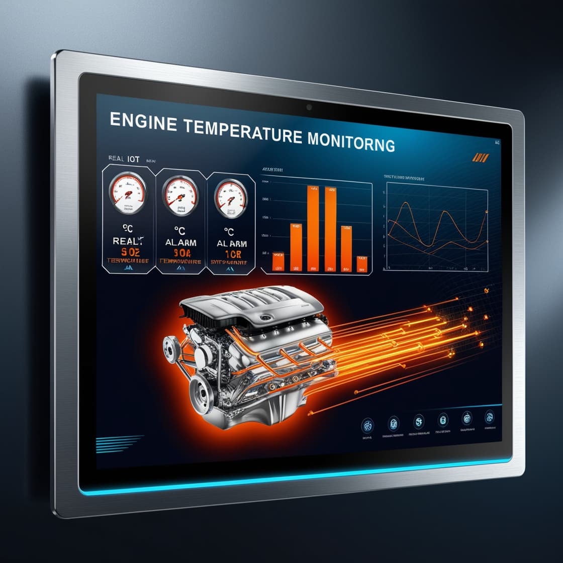 Engine Temperature Monitoring System
