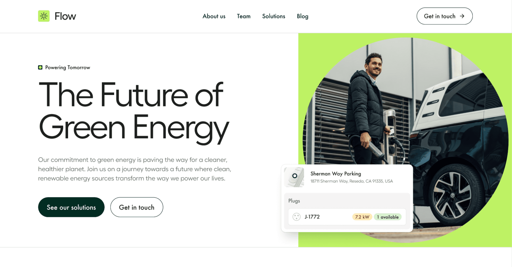 Green Energy Web Design