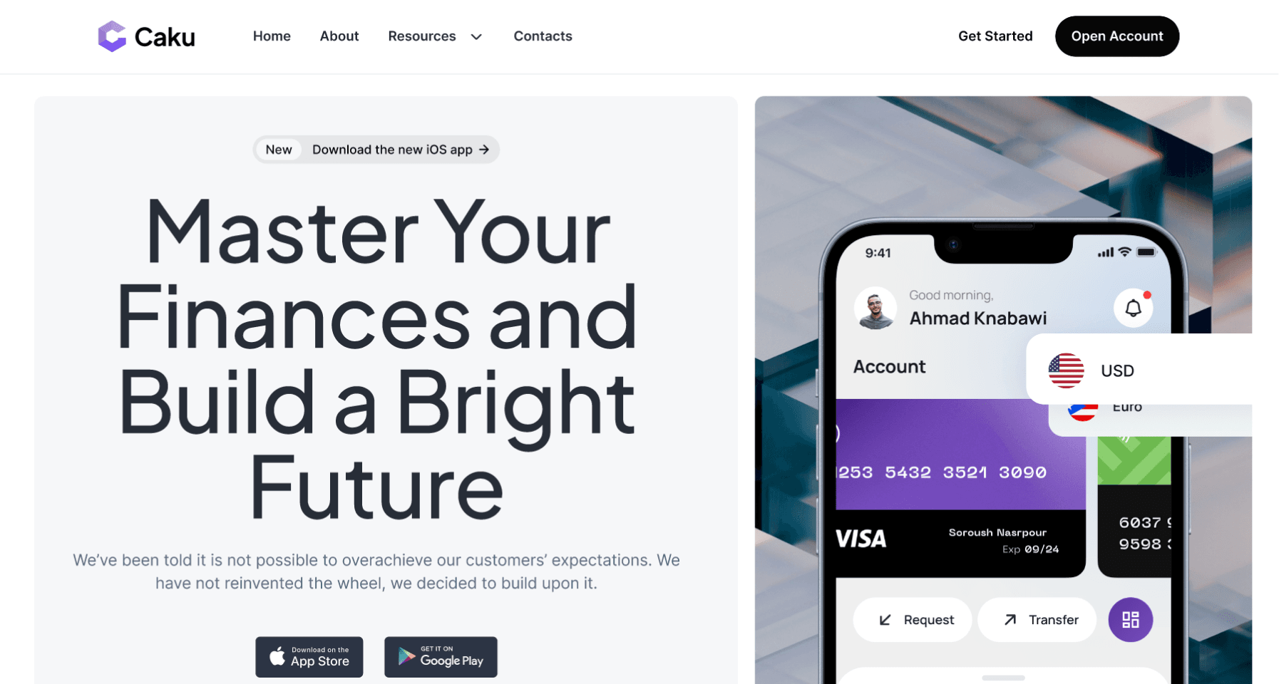 Mobile App Landing Page