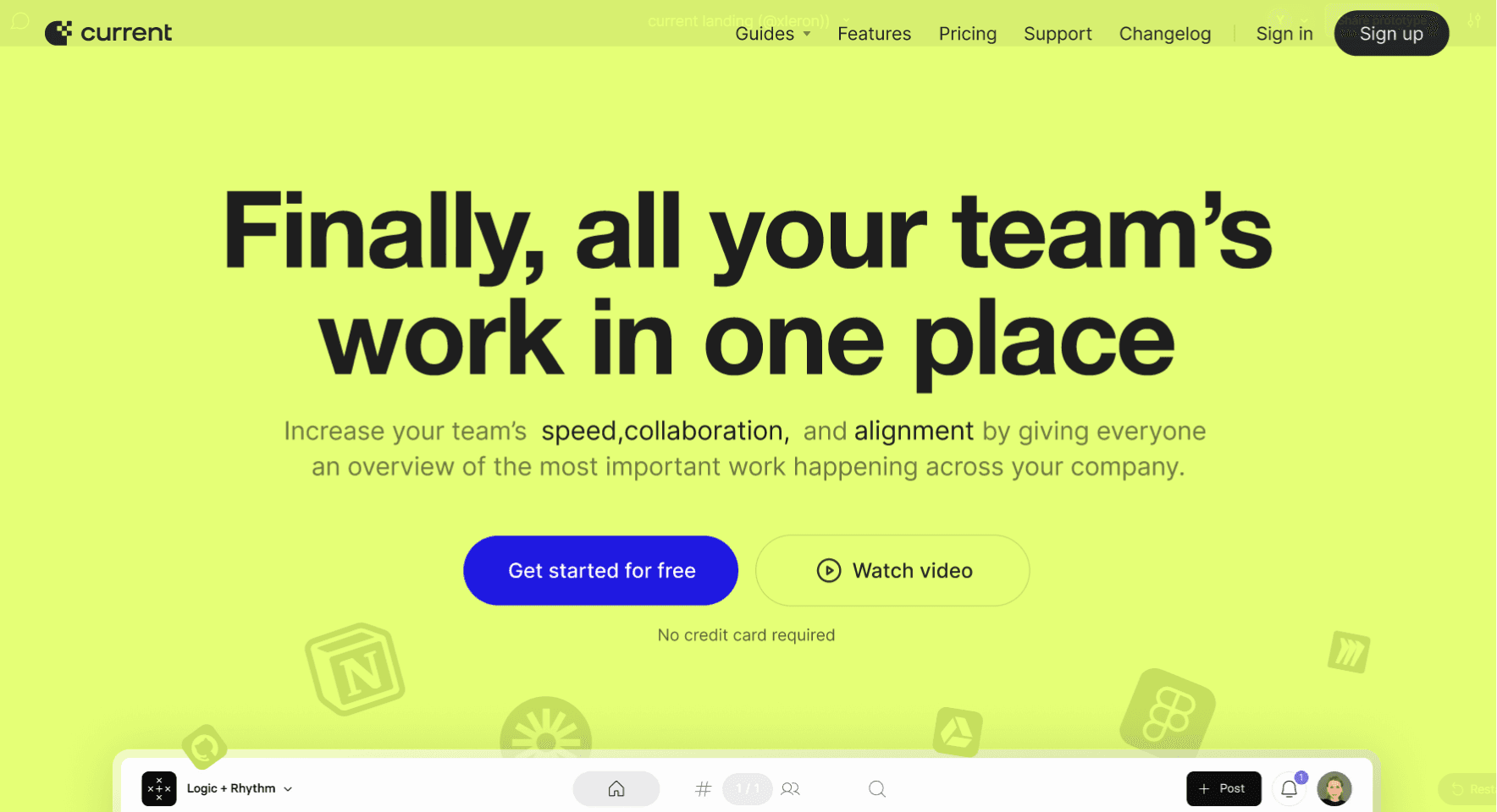 SaaS Landing Page Design
